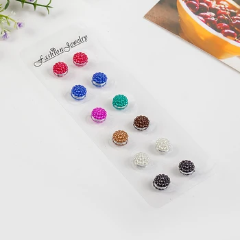 

6pcs Strong Magnet Brooch Random Mix Muslim Brooches Hijab Pin Inlay Hijab Accessories Scarf Buckle