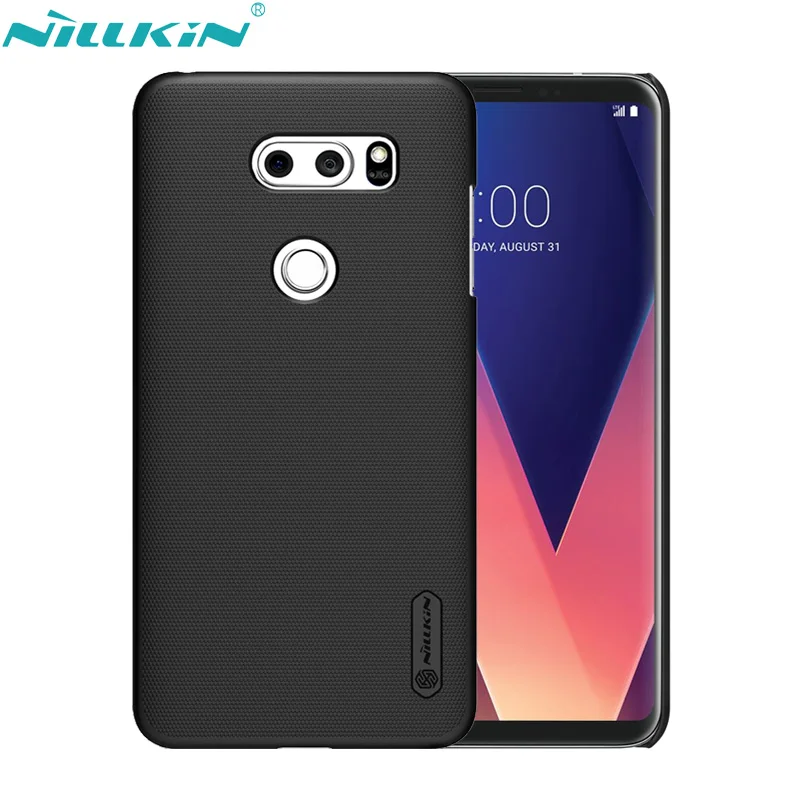 

NILLKIN Mobile Phone Cases For LG V30 Case Cover H930 V30+ Hard PC Protective Shell Frosted Back Cover With HD Screen Protector
