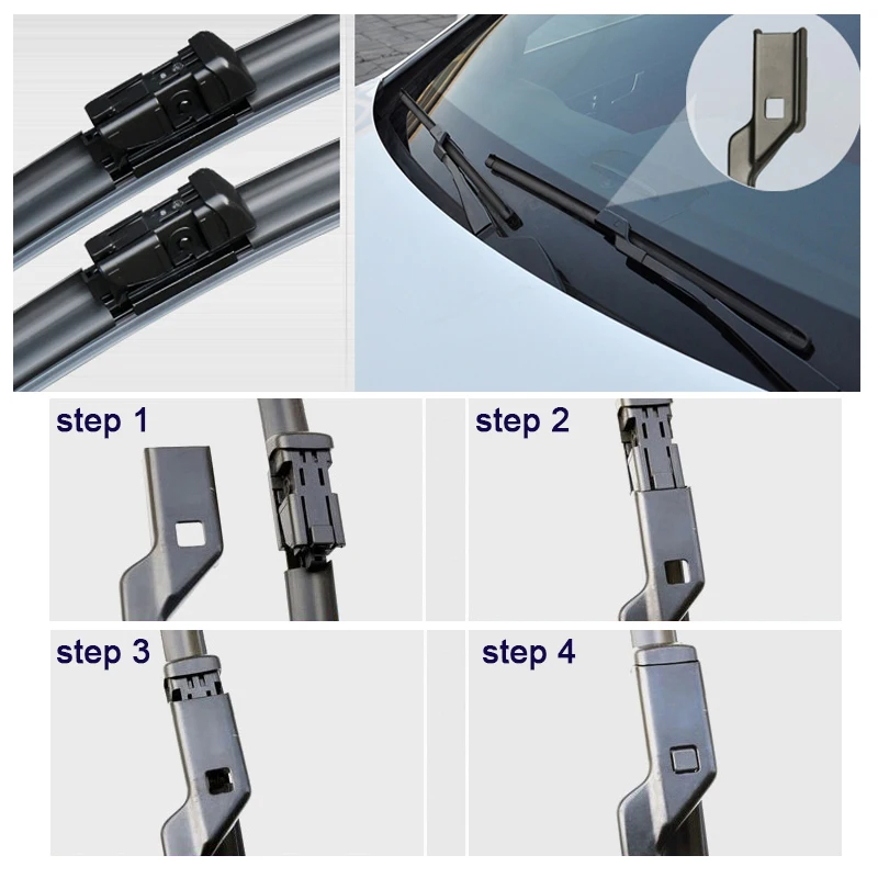 Лезвия стеклоочистителя SLIVERYSEA для Peugeot Partner 2 2008 года 26 ''+ 16'' высокое