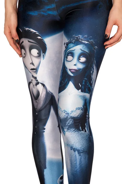 Corpse Bride Print Leggings 3