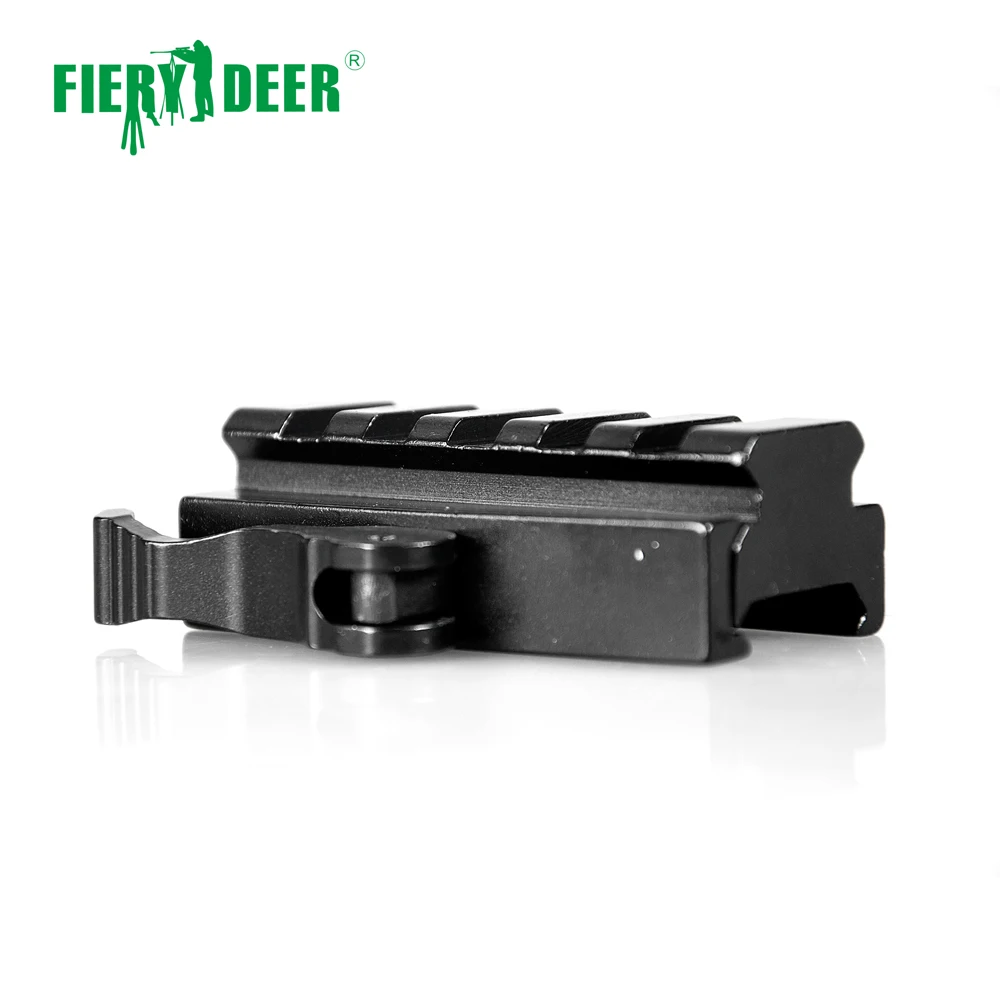 

Fiery Deer Quick Release Low Profile Riser QR Block Picatinny Rail Mount Adapter 20mm Picatinny Hunting Caza Bipod Chasse