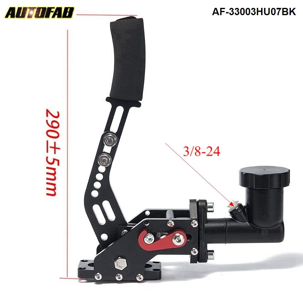 AUTOFAB гидравлический вертикальный ручной тормоз E-Brake с масляным баком 0,75 главный цилиндр черный AF-33003HU07BK