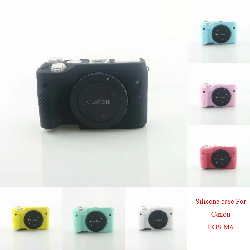 Новый мягкий силиконовый защитный чехол для камеры Canon EOS M6 EOSM6|Сумки