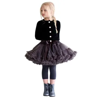 

New Girls Knitted Cardigan Sweater Kids Spring Autumn Cotton Outer Wear with Pearls Solid Color Sweater for 0-5T Kids Sweater