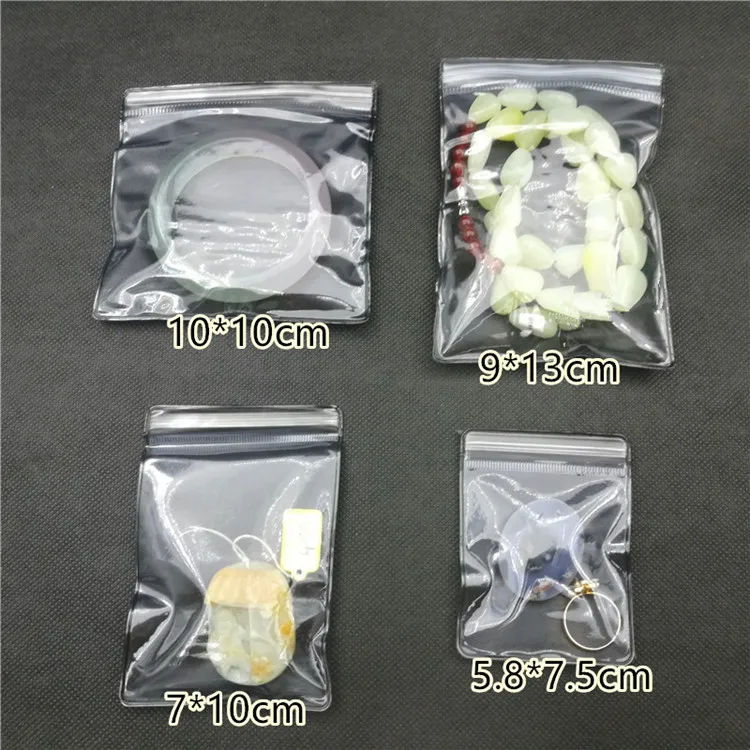 Lot De 100 Sacs Zippés Transparents 7x10 Cm - Réutilisables Pour Bijoux, Perles, Collations