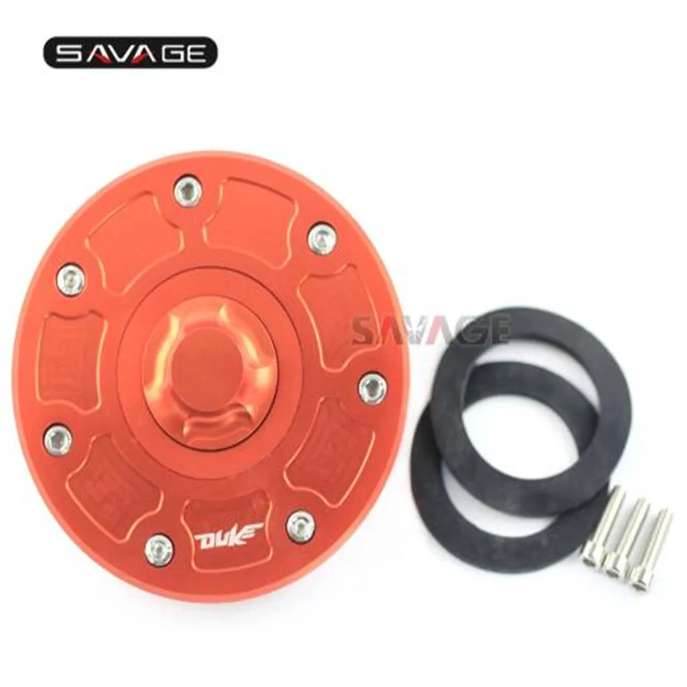 Gas Fuel Tank Cap Cover Orange For KTM 790 DUKE 2018 Motorcycle Accessories CNC Aluminumin