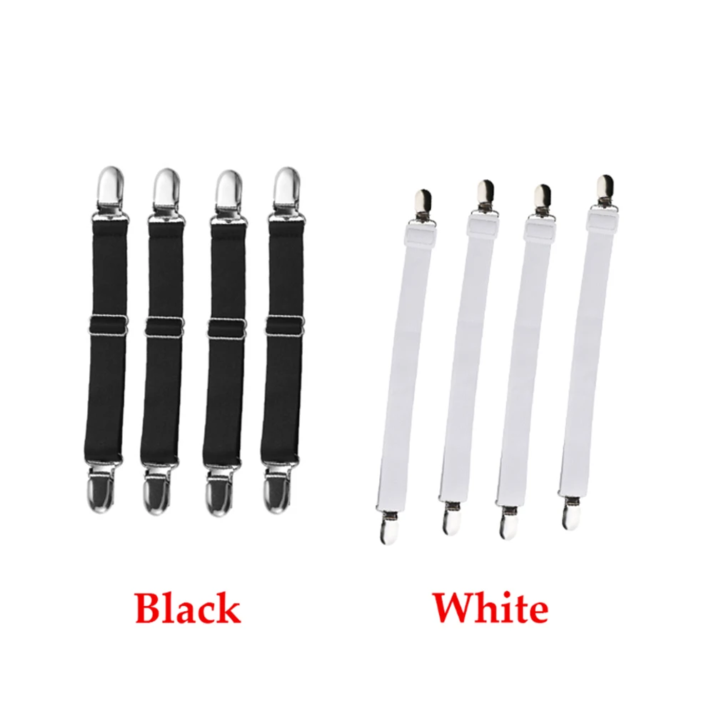 

Bed Sheet Clips Fixing Clip Blankets Adjustable Non Slip Mattress 4Pcs/Set Home Suspenders Straps Sofa Cushion
