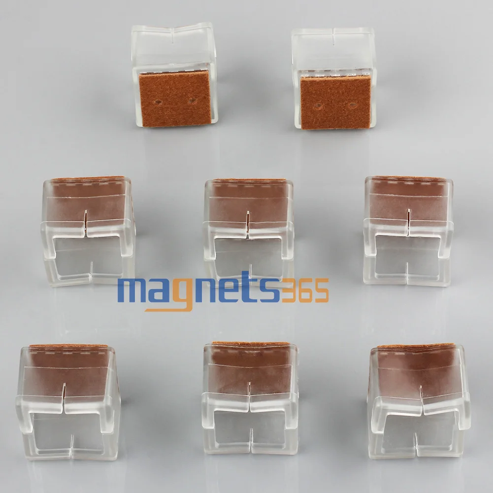Square Chair Leg Caps Rubber Feet Protector Pads Furniture