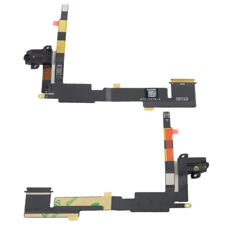 Headphone Audio Jack Flex Ribbon Cable For Apple iPad 2 WiFi A1395 821-1378-A Earphone Flex Cable Wifi Verison