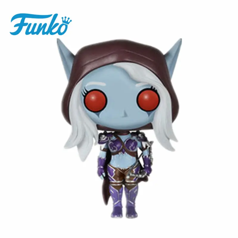 Funko Pop WOW Theme World Of Warcraft Игра виниловые куклы#15 ARTHAS#14 ILLIDAN#30 SYLVANAS ручная настольная мебель подарок - Цвет: Without Box-30