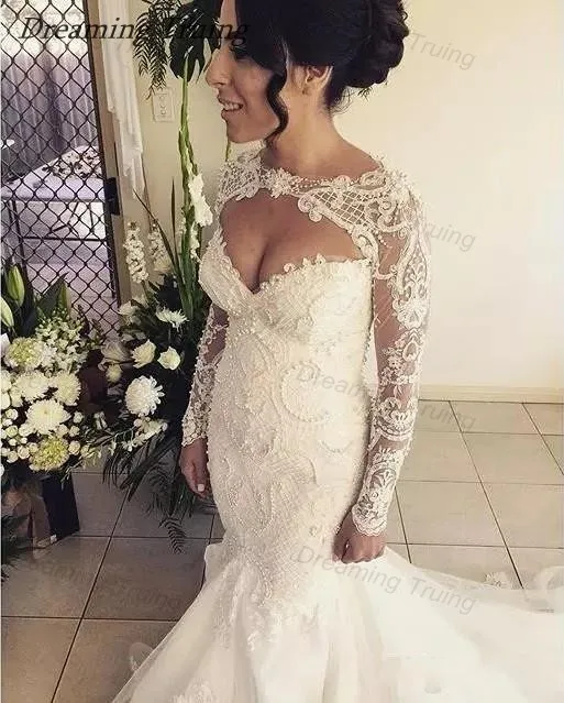 conew_conew_2019-wedding-dresses-long-sleeves-pearls-beaded-full-lace-mermaid-wedding-gowns-hollow-back-vintage-plus-size-bride-dress (1)
