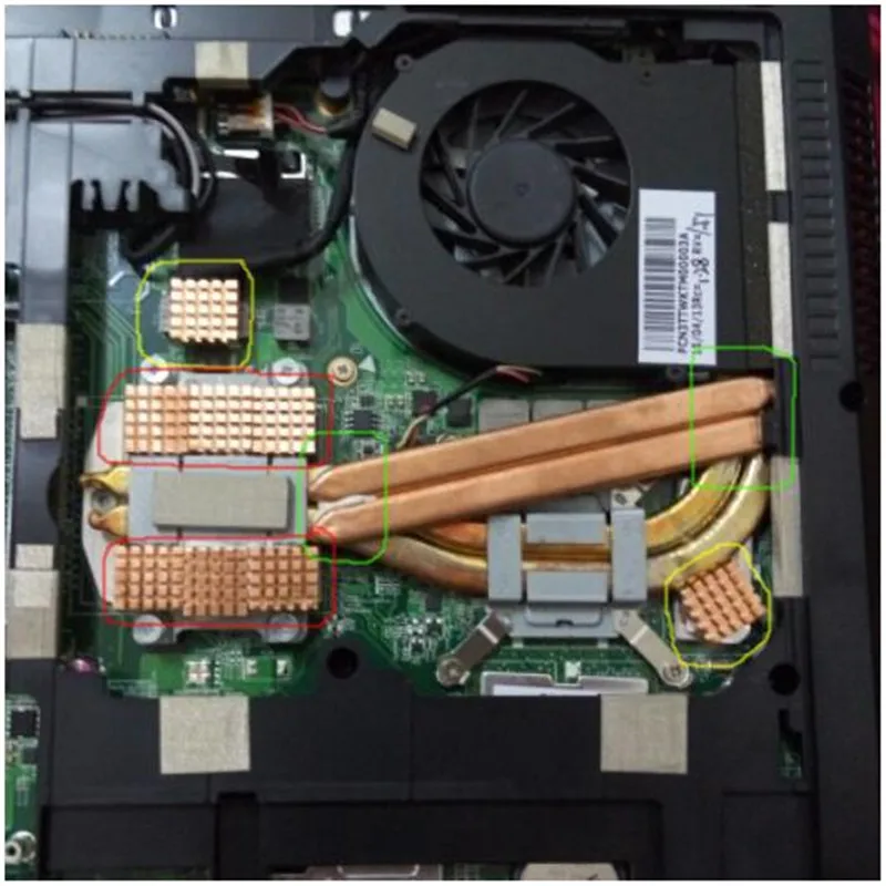 1PCSLOTYT261FlatCopperHeatpipe180825mmLaptopCPUGPUVideo