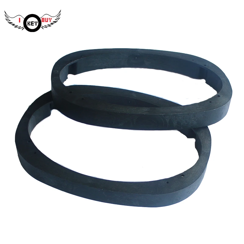Espaçador com Remontagem Suporte de Placas de Altofalantes do Carro Polegada Áudio Kit Mat Instalação Titular Pad Alargamento Engrossado 2 Pcs 6*9
