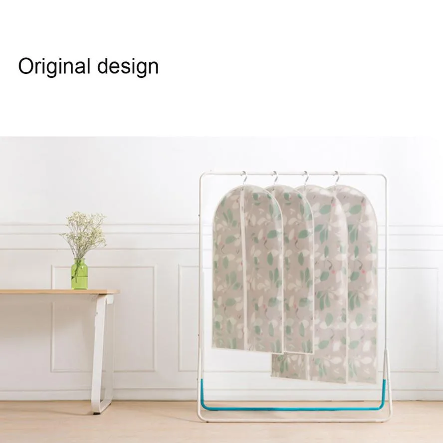 

Clothes Dust Cover 3 Sizes Breathable Zipper Type Suit Cover Hanging Garment Cloth Dust Cover Garment Suit Cover