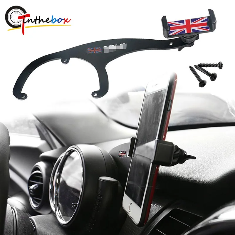 Держатель подставка для смартфона с вращающимся зажимом Mini Cooper R55 R56 F55 F56