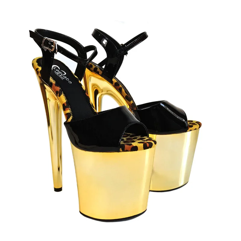Leecabe 8 см, обувь на 2,5-сантиметровом каблуке 20 см Обувь для стриптиза с блестящие цвета: золотистый цвет; обувь на платформе для Обувь для танцев на пилоне или модельная обувь для показов