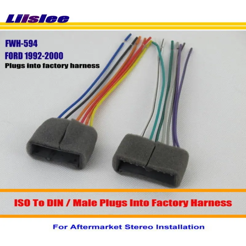 Liislee Car Radio CD Player TO Aftermarket Stereo DVD GPS ... wiring harness adapter for ford 