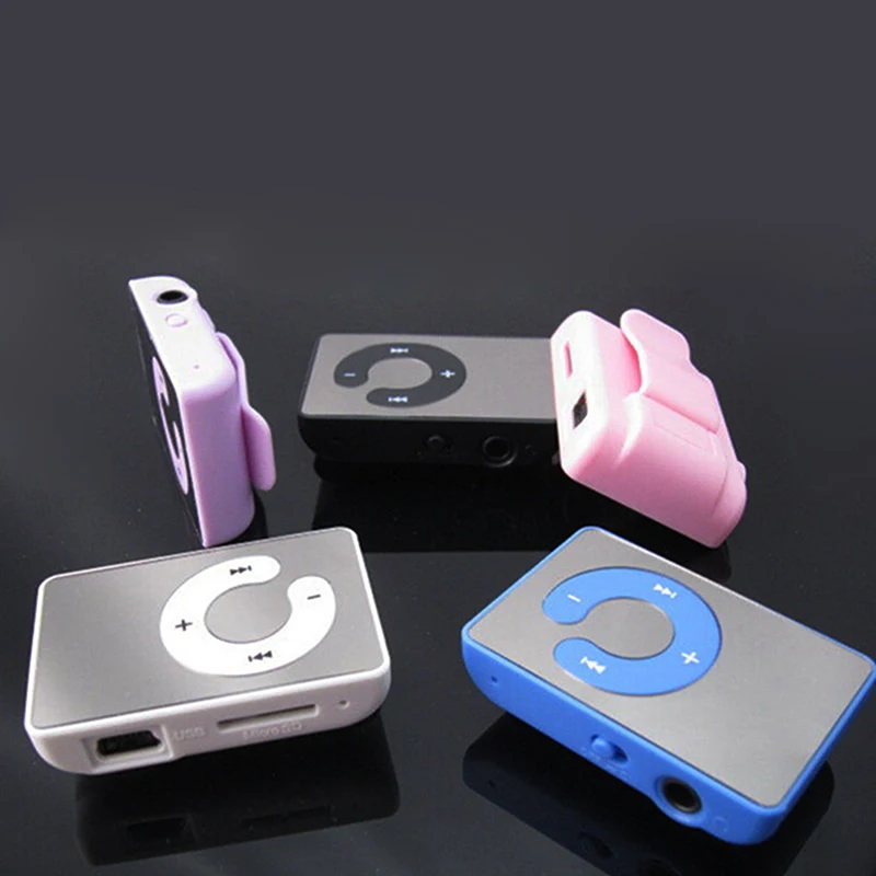 CUJMH MP3 мини Зеркало Клип плеер портативный модные спортивные USB цифровой