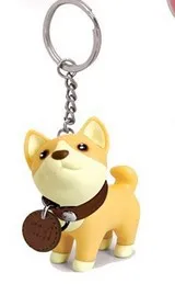 

Hot Women New Year Mascot Cute Dog Pendant Key Holder Bag Charm Accessories New Men Best Couple gift Jewelry K2163