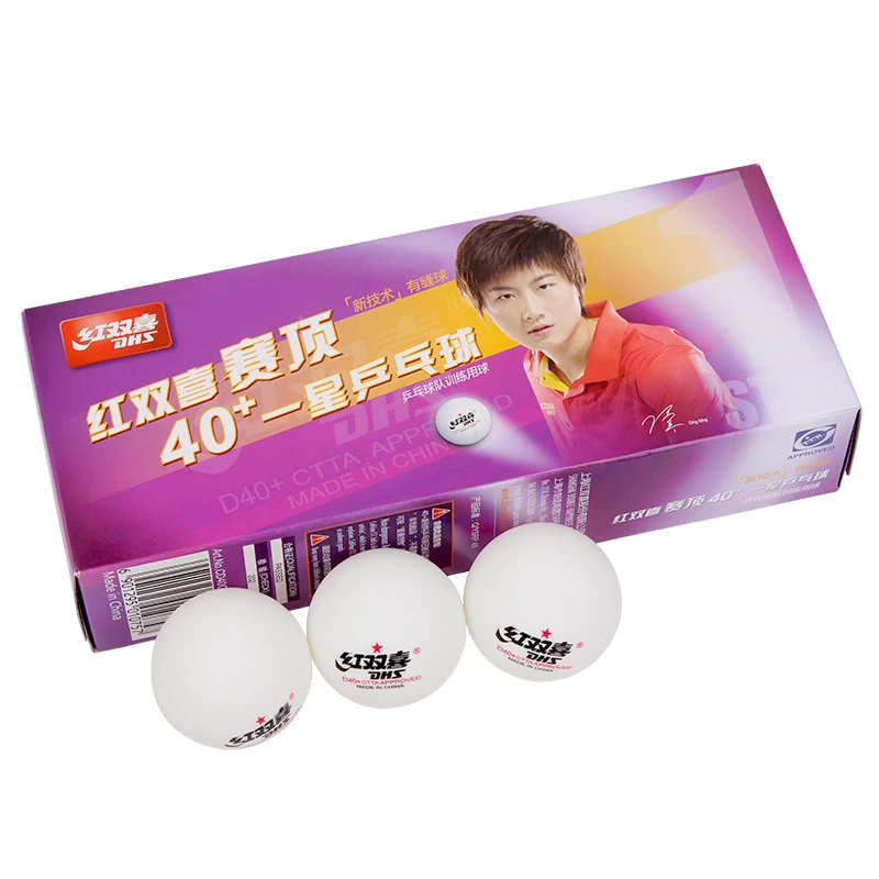 10 Balls/lot DHS D40+ Table Tennis Balls Seamed New Material Plastic