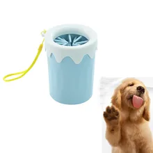 Новое приспособление для очистки лап для домашних животных портативная щетка для чистки собак очиститель для мытья ног для собак инструменты для мытья ног Guante Cepillo Gato
