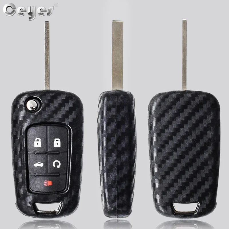 Carbon fiber key cover for CHEVROLET (4)