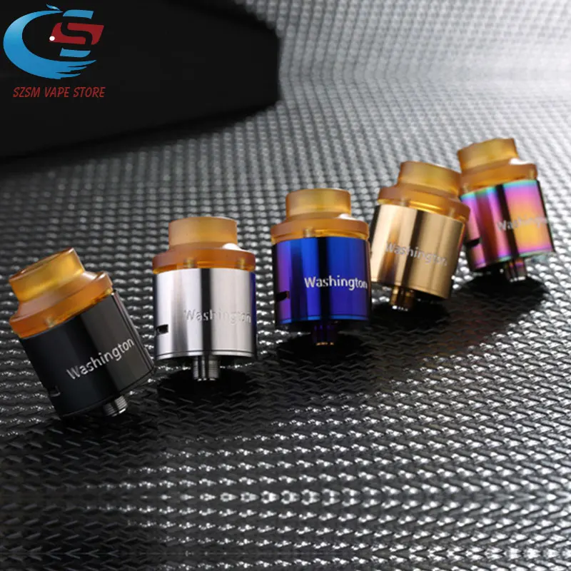 

5GVAPE Washington RDA Atomizer 24mm Diameter 510thread 316stainless steel Tank For E-cigarette Box Mod vape VS Apocalypse RDA