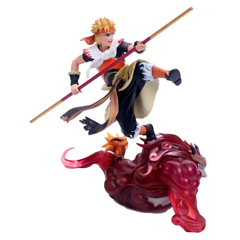 

Limited Release Cartoon Naruto Action Figure Toys With Psychic Beast PVC Model Collection Statue Kid Toys For Children