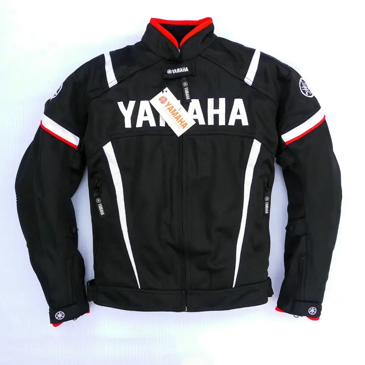 

2018 Summer Mesh Motorcycle Jackets Moto Racing Windproof Jackets fit for Yamaha Motor With 5pcs Protectors Men Motorbike Jacke