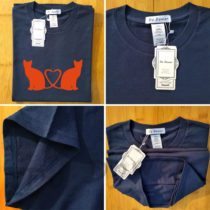 Футболка мужская с принтом кота круглым вырезом и коротким рукавом|men t-shirt|fashion