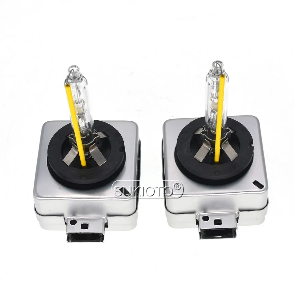 SUKIOTO 2PCS Xenon H1 D1S Heartray D2S H7 D2H H11 hid xenon Projector Lens bulb 4500K 5500K 6500K for BMW AUDI BENZ HONDA SEAT (8)