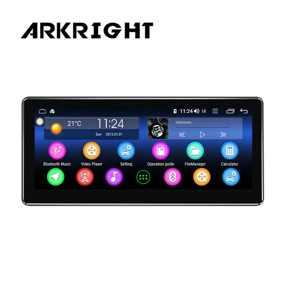Perfect ARKRIGHT 8.8" 1 Din Car Radio 2+32GB HU Octa Core SC9853 Android 8.1 Universal Car GPS Navigation/Car Multimedia Player Carplay 2