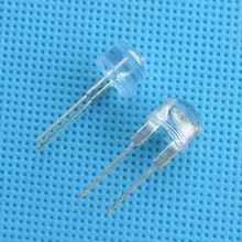 50 шт./лот 8 мм соломенная шляпа Светодиодный светильник из бисера Белый светильник 0,5 Вт f8мм мощность 0,5 Вт шляпа светильник-излучающий диод