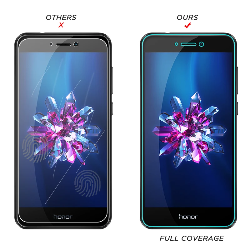 Закаленное стекло для Huawei Honor 10i 20i V9 Play 6C Pro 8C 8X Max 8A 8S 8 9 10 Lite с белым краем устраняет