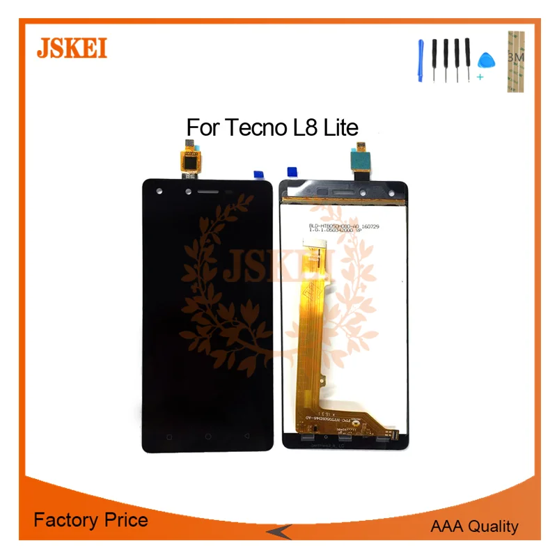 

For Tecno L8 Lite Display LCD Touch Screen Digtizer Assembly Replace For Tecno L8 Lite LCD with Tools 100% Tested