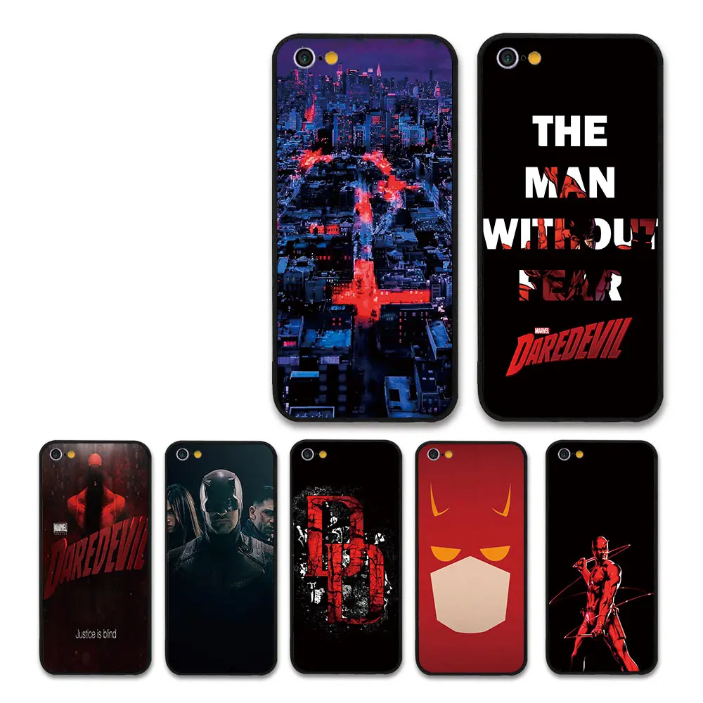 Mavel Netflix Daredevil heros Cover For iPhone 5 6 6S 7 8 8plus 7plus 6plus X XR XSMax phone fitted bumper case | Мобильные телефоны