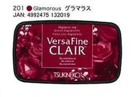 Tsukineko чернильные подушечки VersaFine CLAIR чернильные подушечки пигментные чернила быстрая сушка Япония - Цвет: 201