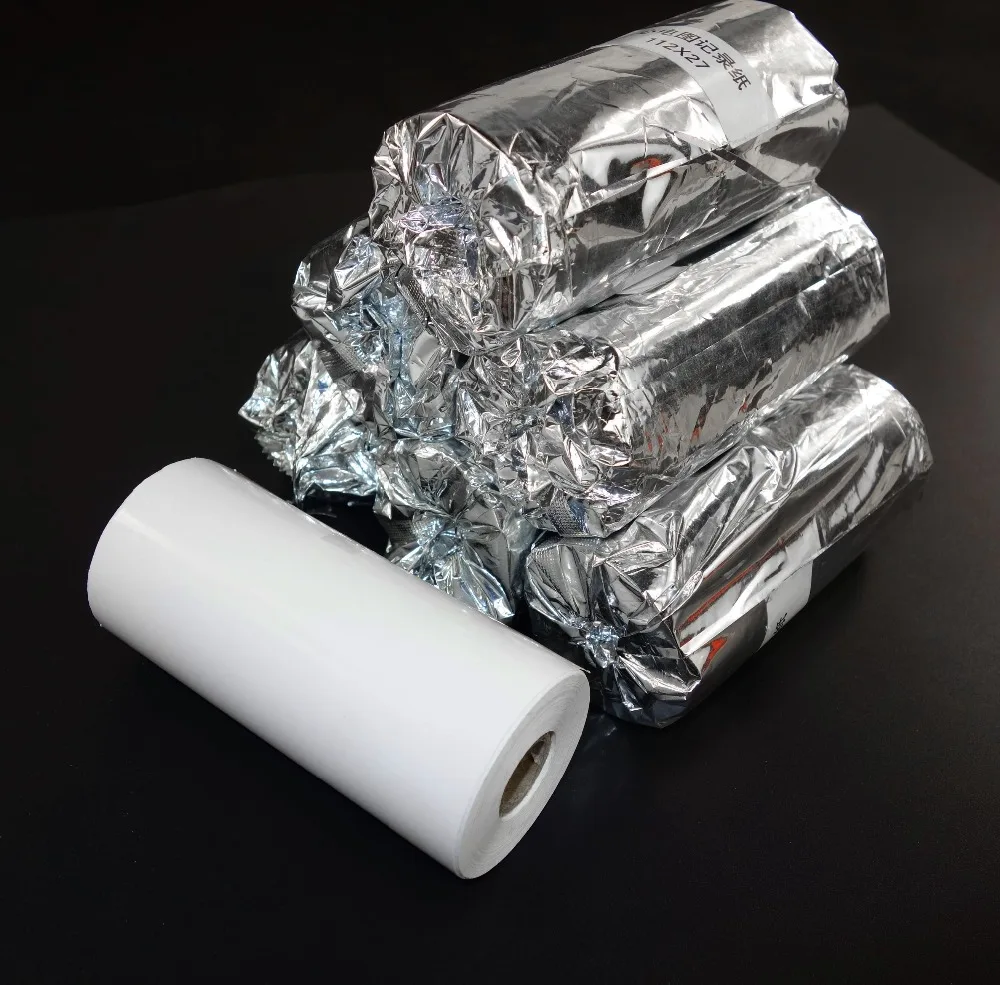 

ECG thermal paper 112mm x 27m 2 rolls/pack three channel single channel
