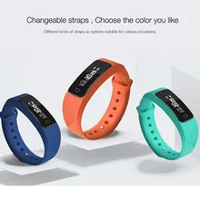 Модный монитор кровяного давления сердечного ритма Смарт-Браслет Шагомер фитнес-трекер Пульс Часы Браслет Удаленная камера