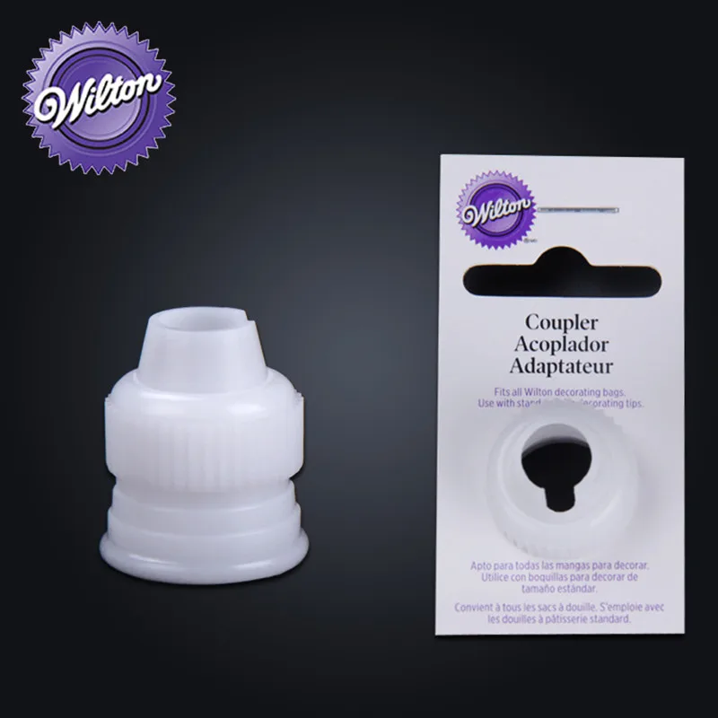 

Wilton Standard Cake Decorating Tip Coupler Plastic Coupler for Use with Cake decorating Tips and Filling Tips Wilton Tools