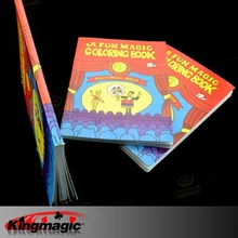 Праздничная раскраска книга комиксов 28*20*0,6 см размер волшебная книга многоцветная книга Детский Волшебный реквизит Волшебные трюки