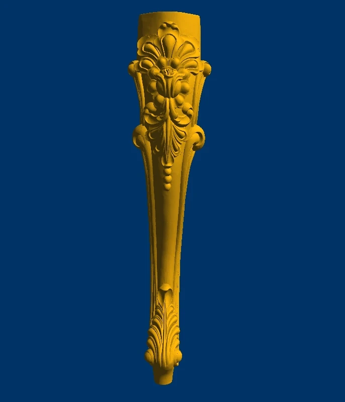 Furniture sofa table chair bed legs STL format file 3D model