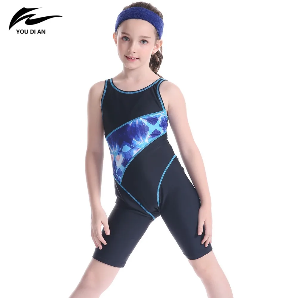 bikinis 2018 mujer girl Children Swimwear Print Patchwork Swimsuit Cute Professional Sport Beach Wear bikini set thong biquini