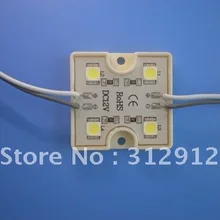 4 светодиода SMD5050 светодиодный модуль; белого цвета; Светодиодный модуль