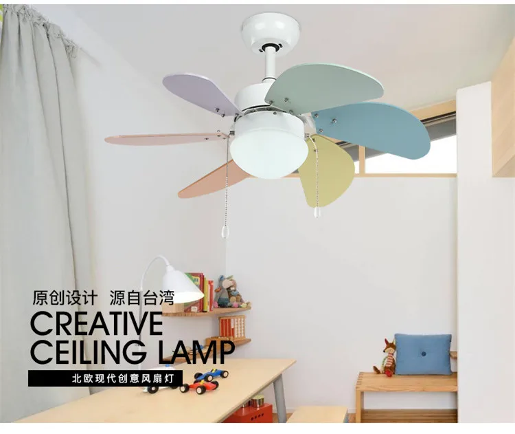 30 дюймов современный Лофт деревянный светодиодный потолочный вентилятор свет Скандинавская столовая вентилятор свет прекрасная девочка детская комната светильники