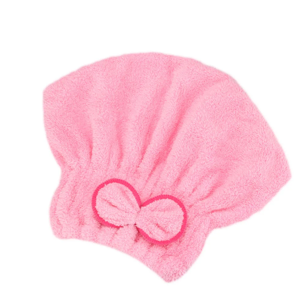 Микрофибра быстросохнущая ванна спа бантик обертывание Полотенце для волос для ванной Аксессуары для ванной комнаты MH88