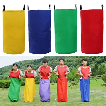 

Kids Adults Oxford Cloth Race Sack Outdoor Sports Balance Training Jumping Bag Fun Speelgoed School Activiteit Race Bag