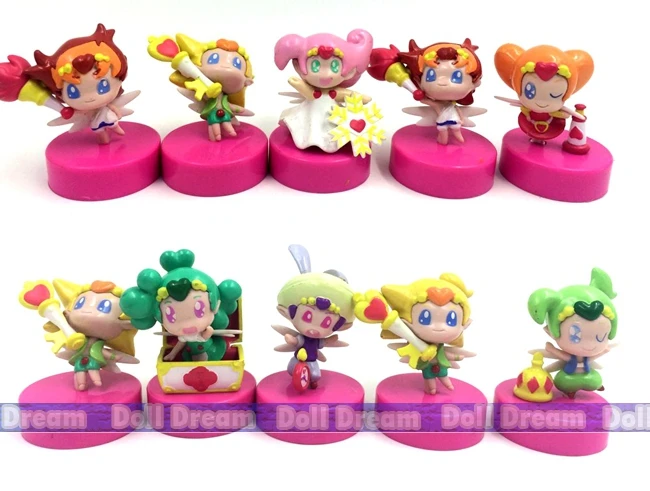 

10pcs/lot 5cm random send kawaii Q version Japanese original anime figure Go Princess Pretty Cure Precure action figure set best