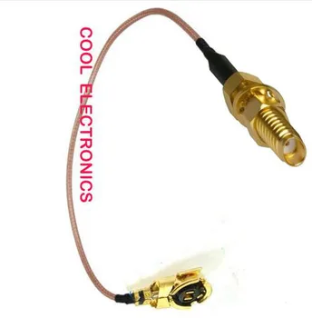 

50pcs Connector SMA Female Bulkhead to IPX/U.fl Adapter Connector RF Coax Pigtail RG178 Cable 25cm
