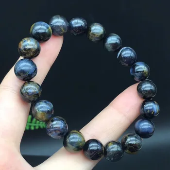 

10.5mm Natural Namibia Pietersite Bracelet Blue GemstoneStretch Healing Anniversary Gift Round Beads Fashion Bracelet AAAAA